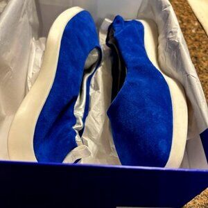 P448 TEAL/SUEDE Bella Flat